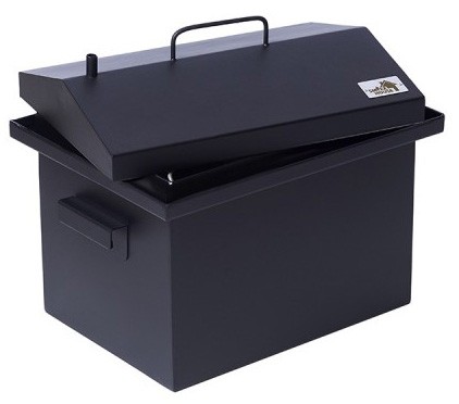 Коптильня кришка будиночком 400х300х310 товщина 2мм пофарбована Коптильня кришка будиночком 400х300х310 товщина 2мм пофарбована