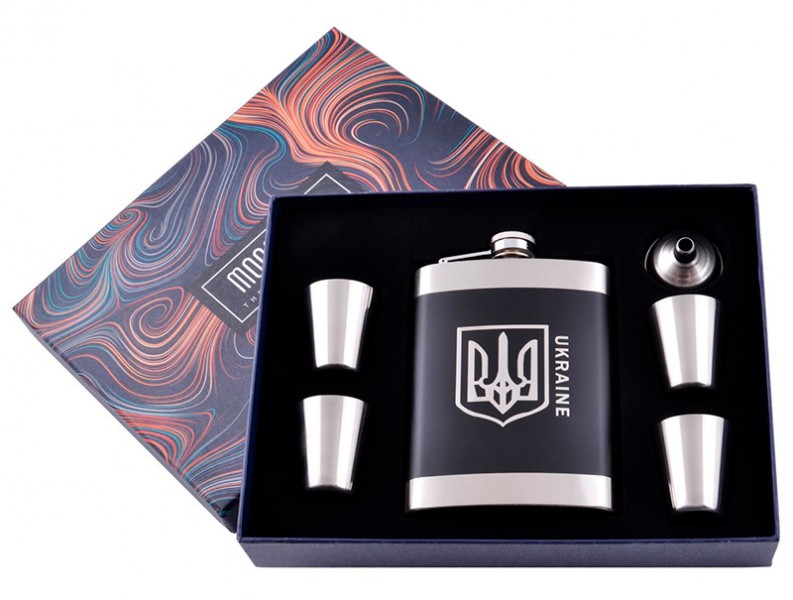 Набір подарунковий з флягою UKRAINE № 2 Набір подарунковий з флягою UKRAINE № 2