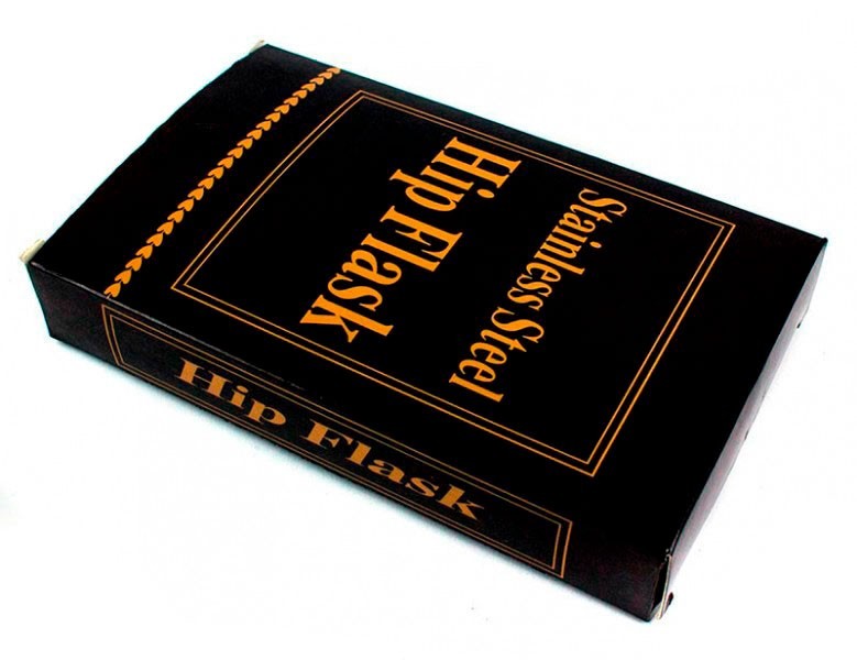 Фляга велика, з харчової нержавіючої сталі, під нанесення, розміру L Фляга велика, з харчової нержавіючої сталі, під нанесення, розміру L