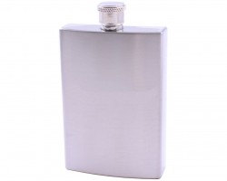 Фляга з нержавіючої сталі з гострими кутами під нанесення Фляга з нержавіючої сталі з гострими кутами під нанесення