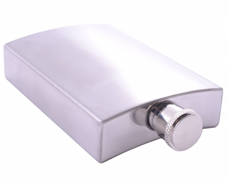 Фляга з нержавіючої сталі з гострими кутами під нанесення Фляга з нержавіючої сталі з гострими кутами під нанесення