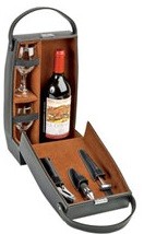 Набір аксесуарів для вина у футлярі для пляшки Набір аксесуарів для вина у футлярі для пляшки