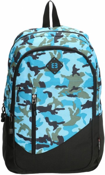 LA CORUNA/Blue Camouflage Рюкзак з відділом для ноутбука 17,3" (25л) (31x47x17см) . LA CORUNA/Blue Camouflage Рюкзак з відділом для ноутбука 17,3" (25л) (31x47x17см) .