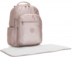 BASIC PLUS / Metallic Rose Рюкзак Seoul Baby з килимком сповивання (24л) (32x43x17,5см) . BASIC PLUS / Metallic Rose Рюкзак Seoul Baby з килимком сповивання (24л) (32x43x17,5см) .