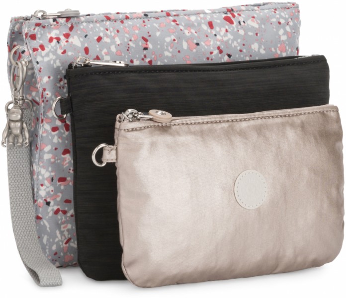 Набір косметичок Iaka L Wristlet (28x21,5x1см) BASIC PRT / Speckled . Набір косметичок Iaka L Wristlet (28x21,5x1см) BASIC PRT / Speckled .