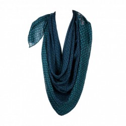 FASHION / Emerald Print  Soft Scarf (120x120)