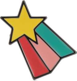STYLE-IT / Multicolor  Rainbow Star Pin (3,4x2,35x0,15)