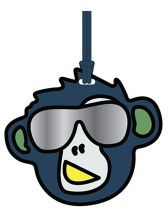 STYLE-IT / Polish Blue Fun  Monkey Fun Tag (12,2x9x0,5)