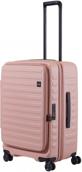 Валіза M на 4 колесах (70/77л, 3,9 кг) (45x65x30/33см) CUBO 18/Rose Валіза M на 4 колесах (70/77л, 3,9 кг) (45x65x30/33см) CUBO 18/Rose
