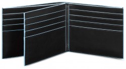 BL SQUARE/Black  .  .  16 .  RFID  (11,5x9x2)