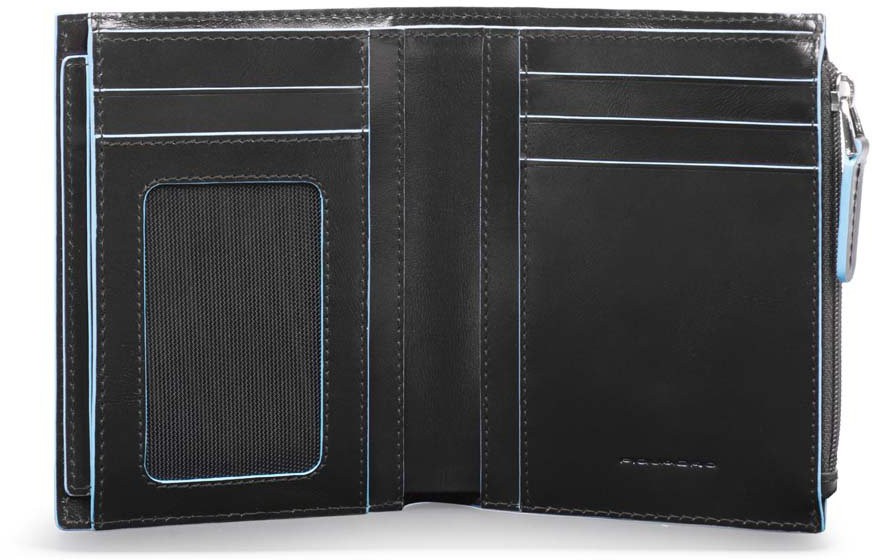 BL SQUARE/Black Портмоне верт. зі знімним відділом. ID з RFID захистом (10x13x2) BL SQUARE/Black Портмоне верт. зі знімним відділом. ID з RFID захистом (10x13x2)