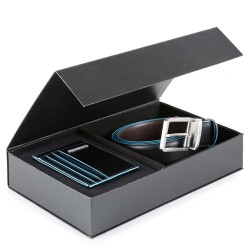   PP2762B2R +  CU2619B2 (27,8x17,1x6)  BL SQUARE/Black-Cognac 