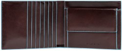 Портмоне з відділ. для монет із RFID захистом (12,5x9,5x2) BL SQUARE/Cognac Портмоне з відділ. для монет із RFID захистом (12,5x9,5x2) BL SQUARE/Cognac