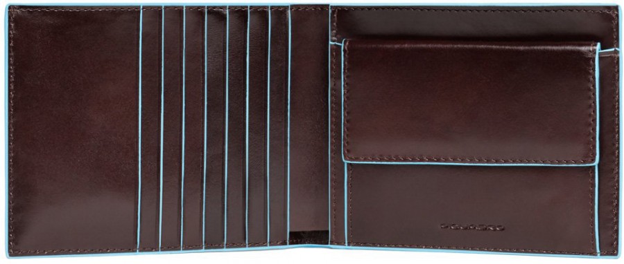 Портмоне з відділ. для монет із RFID захистом (12,5x9,5x2) BL SQUARE/Cognac Портмоне з відділ. для монет із RFID захистом (12,5x9,5x2) BL SQUARE/Cognac
