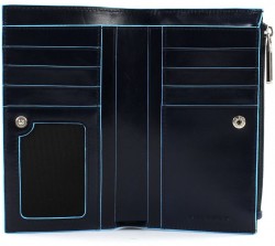 BL SQUARE/N.Blue Портмоне верт. з відділ. для монет на блискавці з RFID захистом (9,5x16,5x2) BL SQUARE/N.Blue Портмоне верт. з відділ. для монет на блискавці з RFID захистом (9,5x16,5x2)