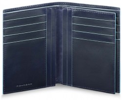 BL SQUARE/N.Blue Портмоне верт. з відділ. ID із RFID захистом (9,5x13x2) BL SQUARE/N.Blue Портмоне верт. з відділ. ID із RFID захистом (9,5x13x2)
