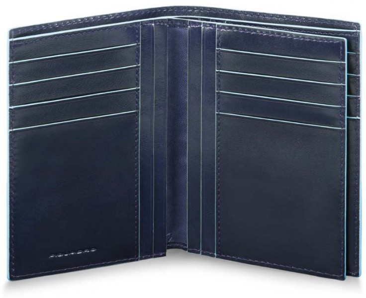 BL SQUARE/N.Blue Портмоне верт. з відділ. ID із RFID захистом (9,5x13x2) BL SQUARE/N.Blue Портмоне верт. з відділ. ID із RFID захистом (9,5x13x2)