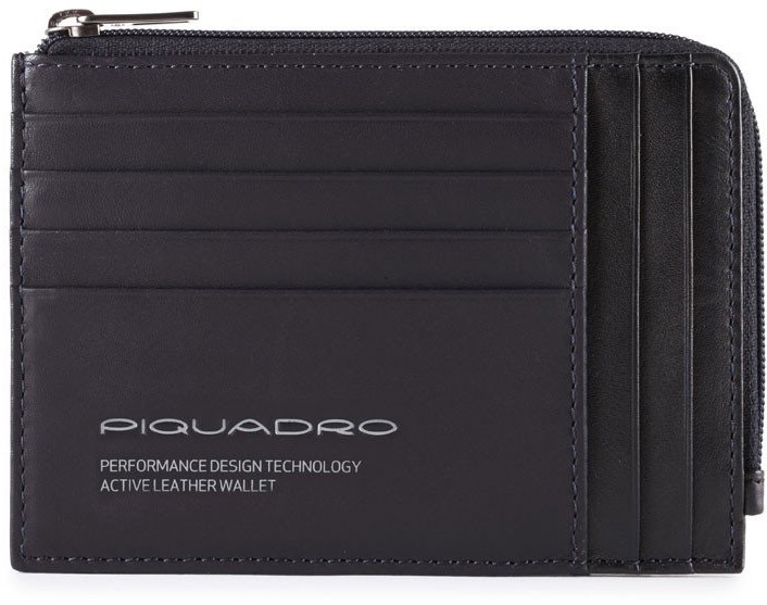 DOWNTOWN/Black Кредитниця з відділ. для монет на блискавці з RFID захистом (12,5x9x1) DOWNTOWN/Black Кредитниця з відділ. для монет на блискавці з RFID захистом (12,5x9x1)