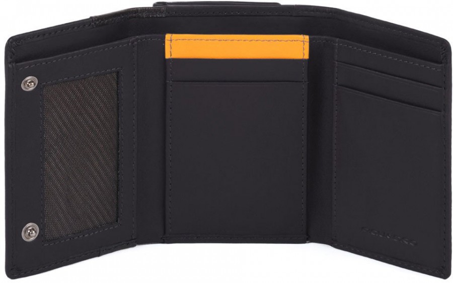 DOWNTOWN/Black Портмоне верт. з відділ. д/монет із RFID захистом (8,5x11x2,5) DOWNTOWN/Black Портмоне верт. з відділ. д/монет із RFID захистом (8,5x11x2,5)