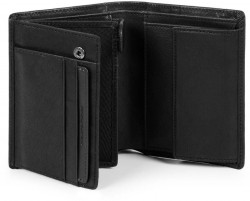 BRIEF/Black Портмоне верт. з відділ. для монет із RFID захистом (9,5x12,5x2,5) BRIEF/Black Портмоне верт. з відділ. для монет із RFID захистом (9,5x12,5x2,5)