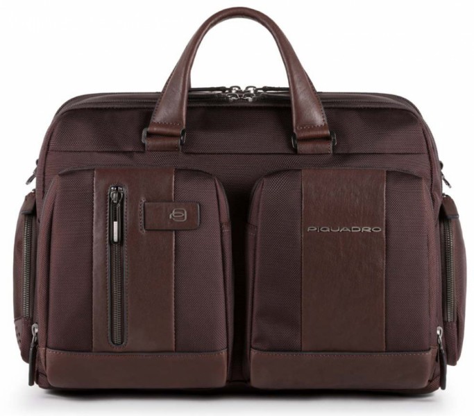 BRIEF/D.Brown Портфель дворучн. з відділ. д/ноутбука 15,6"/iPad Air/Pro з RFID захистом та брелоком CON BRIEF/D.Brown Портфель дворучн. з відділ. д/ноутбука 15,6"/iPad Air/Pro з RFID захистом та брелоком CON