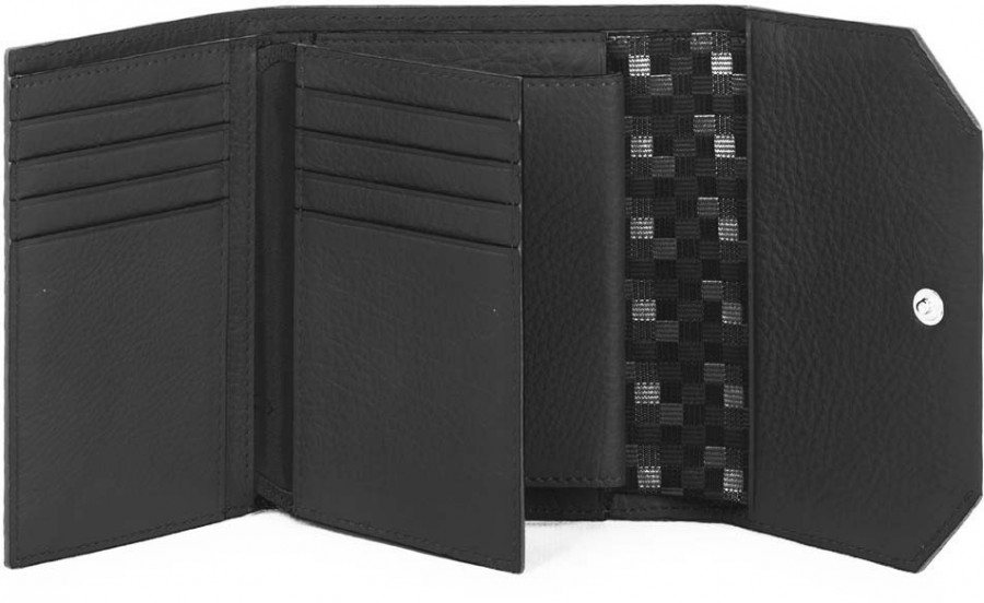 Портмоне верт. з відділ. для 12 кред.карт із RFID захистом (9,5x12,5x2,5) MUSE/Black Портмоне верт. з відділ. для 12 кред.карт із RFID захистом (9,5x12,5x2,5) MUSE/Black