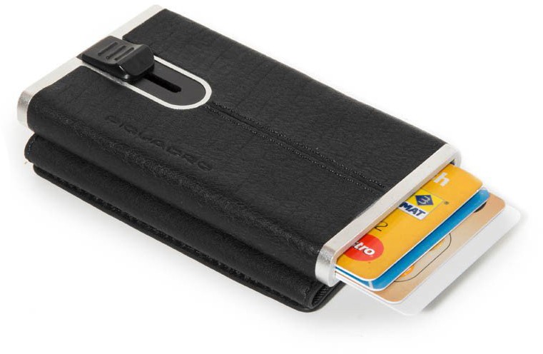 BK SQUARE/Black Кредитниця-портмоне з висувним механізмом із RFID захистом (6,2x10,5x2) BK SQUARE/Black Кредитниця-портмоне з висувним механізмом із RFID захистом (6,2x10,5x2)