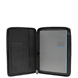 VIBE/Black Папка в коже на молнии с блокнотом A4 (27x34x2,5) VIBE/Black Папка в коже на молнии с блокнотом A4 (27x34x2,5)