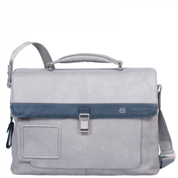 Портфель на 2 відділ. з фронт. кишенею та з відділ. д/ноутбука (42x30x13) VIBE/Grey-Blue Портфель на 2 відділ. з фронт. кишенею та з відділ. д/ноутбука (42x30x13) VIBE/Grey-Blue