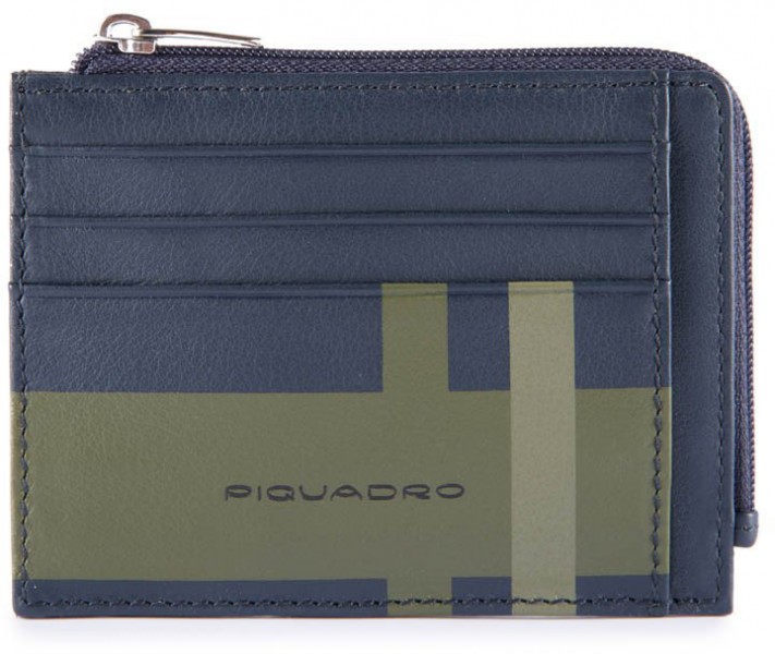 TAG/CheckBlue Кредитниця з відділ. для монет на блискавці з захистом RFID (11,5x8x1) TAG/CheckBlue Кредитниця з відділ. для монет на блискавці з захистом RFID (11,5x8x1)