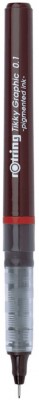 TIKKY GRAPHIC Burgundy FiberPen 0,1 Black