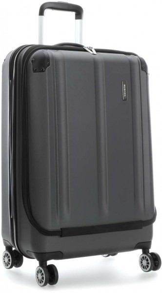 Валіза на 4 колесах M з кишенею д/ноутбука 17,3" (44л,3,7кг) (44x68x26см) CITY/Anthracite Валіза на 4 колесах M з кишенею д/ноутбука 17,3" (44л,3,7кг) (44x68x26см) CITY/Anthracite