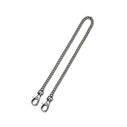 Цепочка 80см хром (D1,5мм) 2 карабина Цепочка 80см хром (D1,5мм) 2 карабина