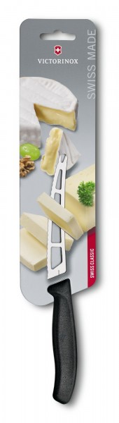 Кухонный нож SwissClassic Butter&Cream Cheese 13см волн. с черн. ручкой (блистер) Кухонный нож SwissClassic Butter&Cream Cheese 13см волн. с черн. ручкой (блистер)