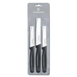 Набор кухонный Paring Set 3шт с черн. ручкой (3 ножа) Набор кухонный Paring Set 3шт с черн. ручкой (3 ножа)