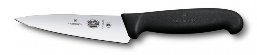 Кухонний ніж Fibrox Carving 12см з чорною ручкою . Кухонний ніж Fibrox Carving 12см з чорною ручкою .