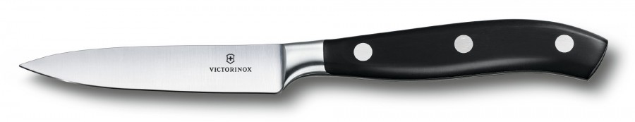 Кухонний ніж Grand Maitre Carving 10см з чорною ручкою (GB) . Кухонний ніж Grand Maitre Carving 10см з чорною ручкою (GB) .