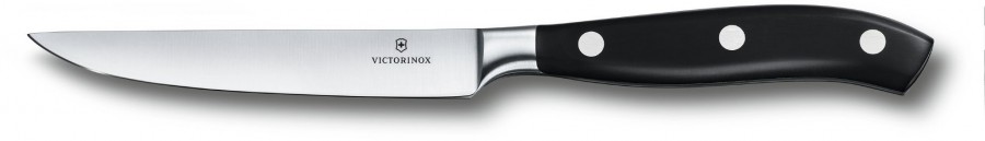 Кухонний ніж Grand Maitre Steak 12см з чорною ручкою (GB) . Кухонний ніж Grand Maitre Steak 12см з чорною ручкою (GB) .