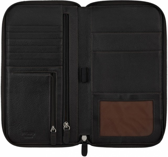 Тревелер на блискавці (26x14x3) TRAVELKIT1/Coffee Тревелер на блискавці (26x14x3) TRAVELKIT1/Coffee