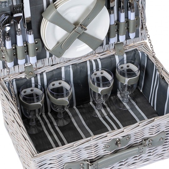 Кошик для пікніка на 4 особи Класик Кошик для пікніка на 4 особи Класик