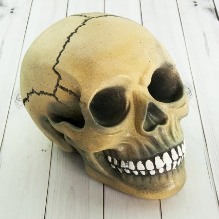 Череп копилка беж Череп копилка беж