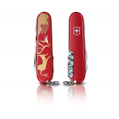 Ніж Victorinox Huntsman Year of the Ox . Ніж Victorinox Huntsman Year of the Ox .