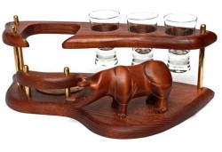 Міні-бар горілчаний піднос Носоріг Міні-бар горілчаний піднос Носоріг