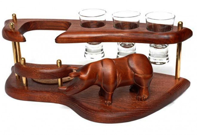 Міні-бар горілчаний піднос Носоріг Міні-бар горілчаний піднос Носоріг