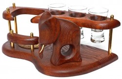 Міні-бар горілчаний піднос Слон Міні-бар горілчаний піднос Слон