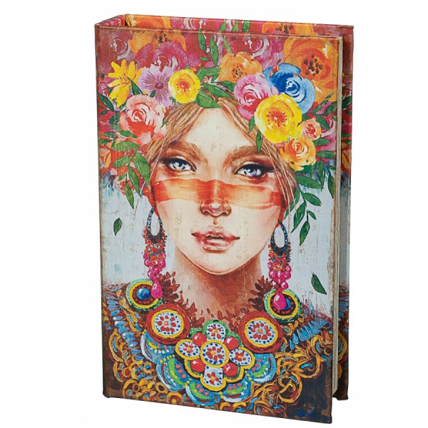 Книга-сейф Дівчина весна Книга-сейф Дівчина весна