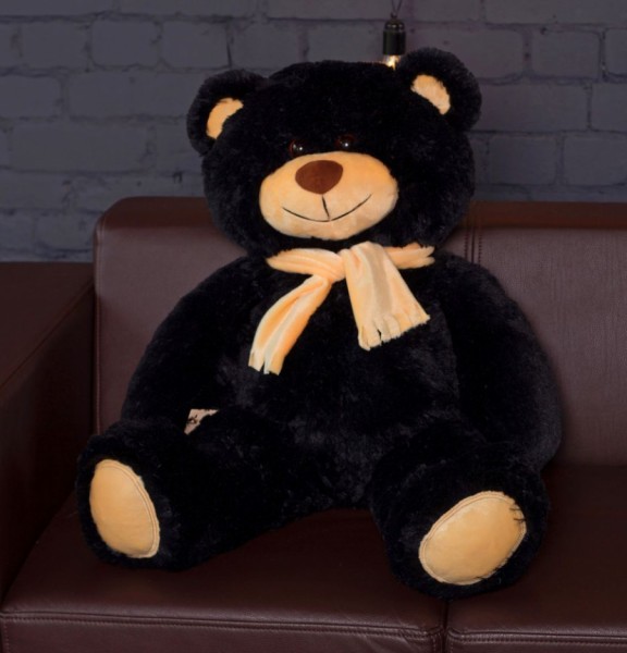 Плюшевий ведмедик,  чорний , 100 см Плюшевий ведмедик,  чорний , 100 см