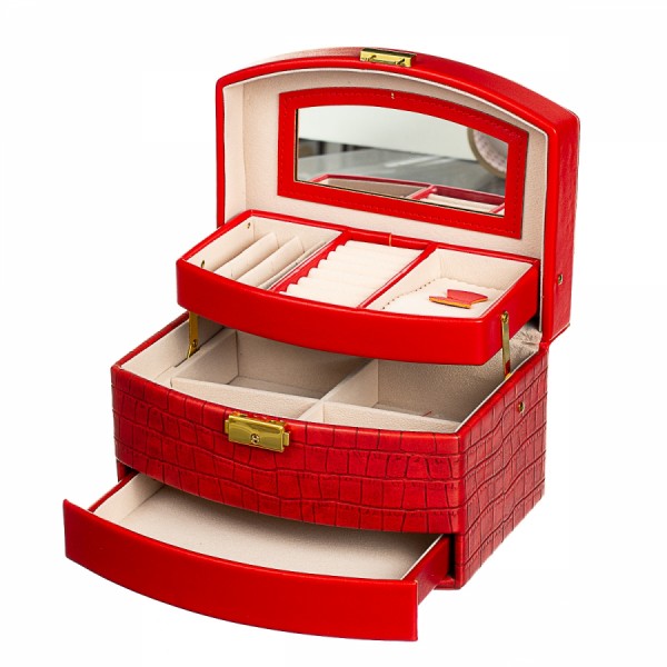 Скринька для прикрас Кармін Скринька для прикрас Кармін