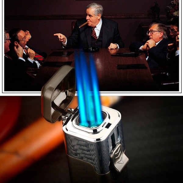 Запальничка для сигар на 4 форсунки Запальничка для сигар на 4 форсунки