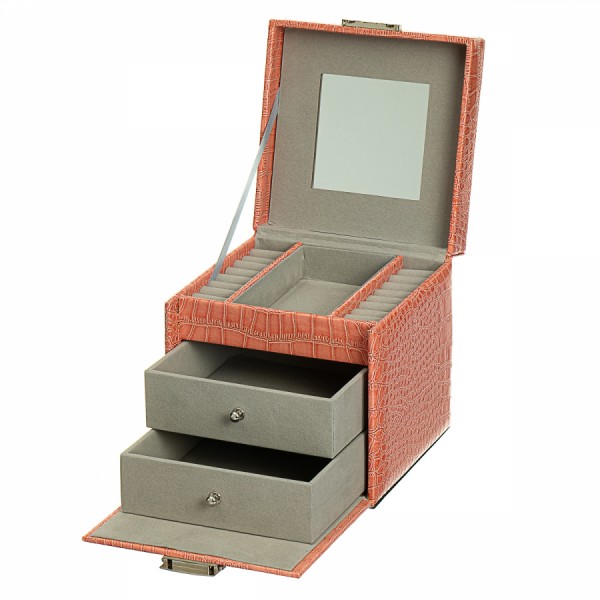 Шкатулка для украшений Персиковый куб Шкатулка для украшений Персиковый куб